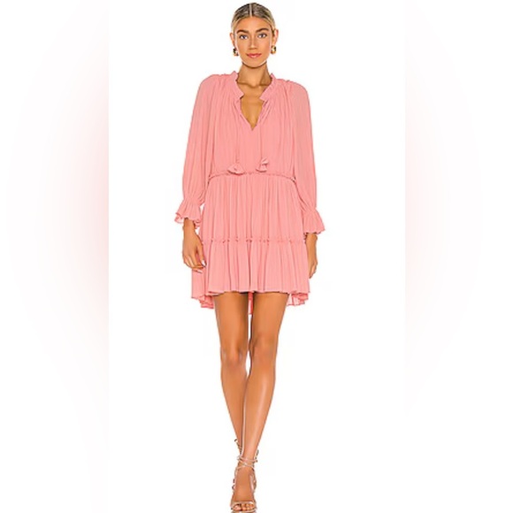 NWT MISA LOS ANGELES Azmina Dress in Pink Size Large - Picture 4 of 16